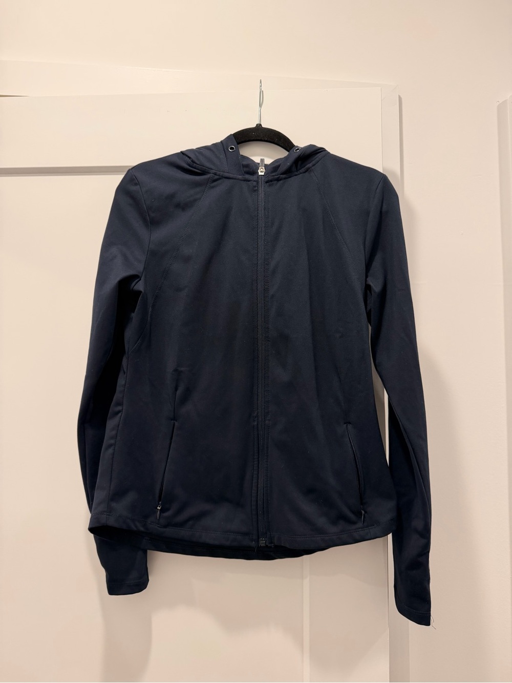 Jockey Navy Blue Hooded Zip-Up Jacket